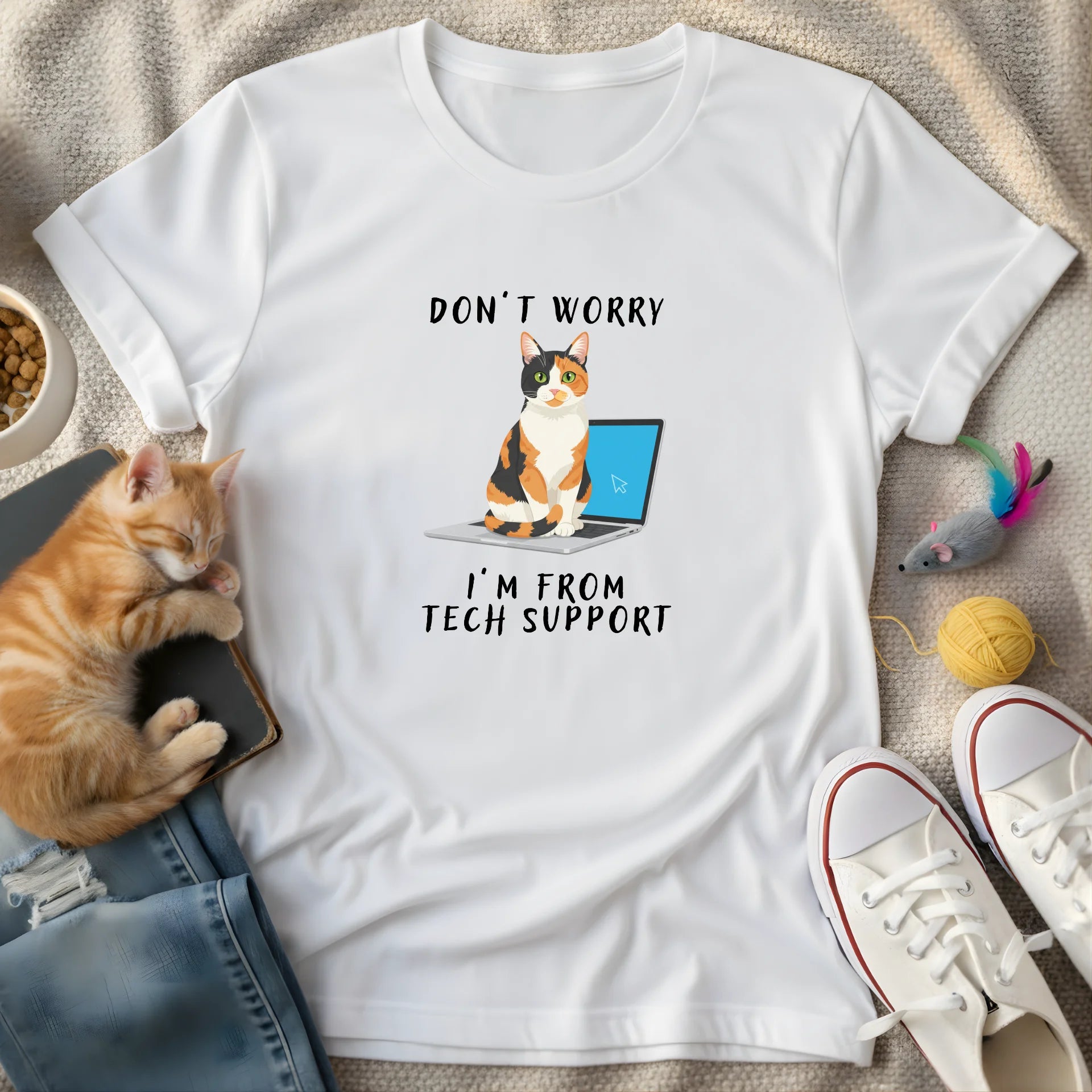 tech support vector art - Graphic T-Shirt