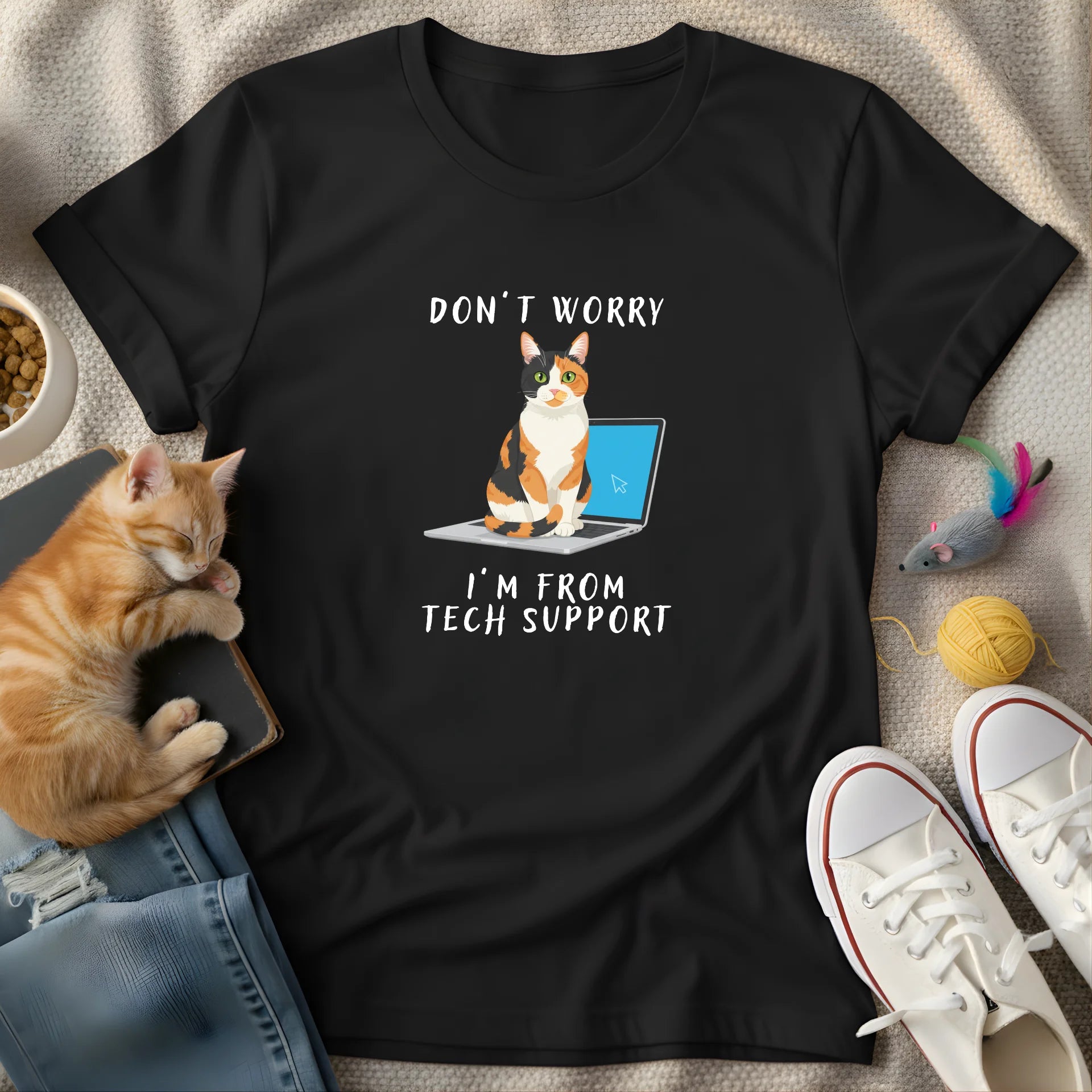 tech support vector art - Graphic T-Shirt
