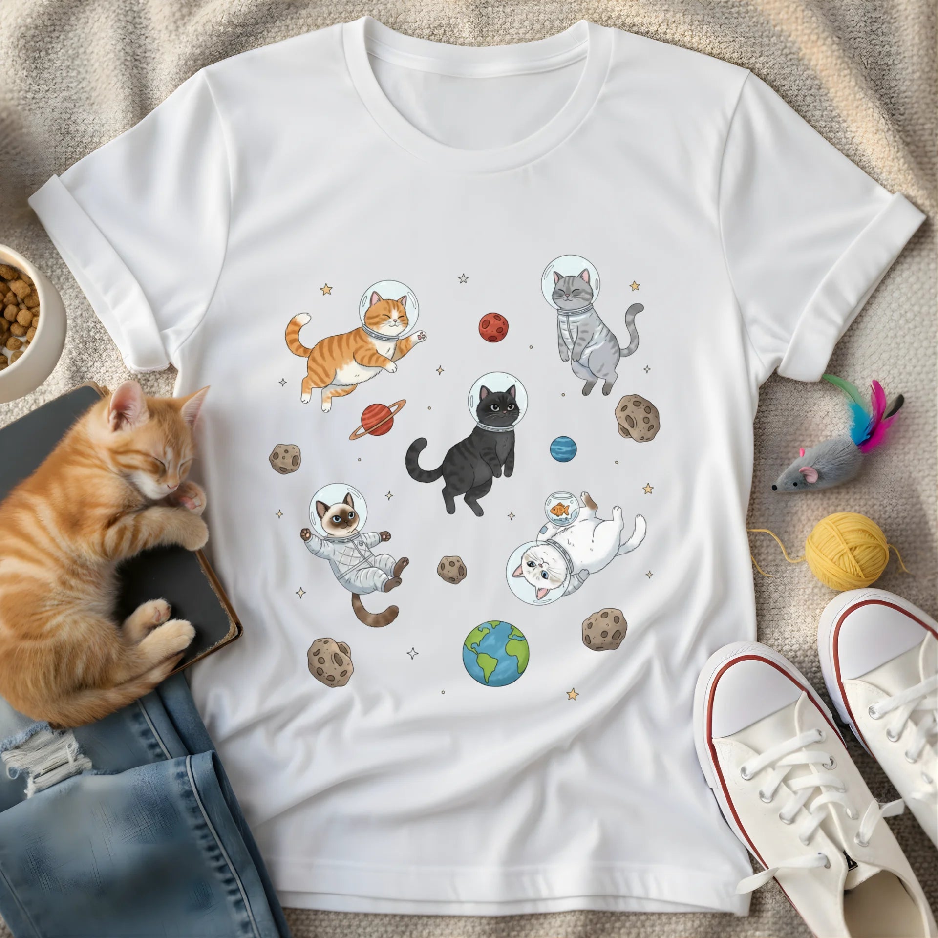 cats in space - Graphic T-Shirt
