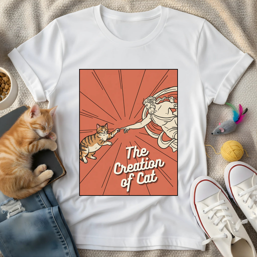 the creation of cat - Graphic T-Shirt